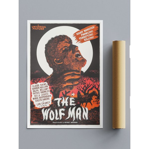 The Wolf Man Reimagined Movie Poster-image