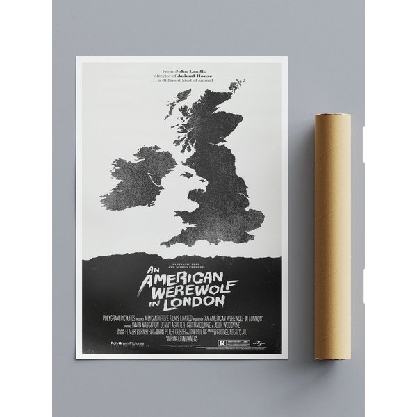 An American Werewolf In London Reimagined Movie Poster-image