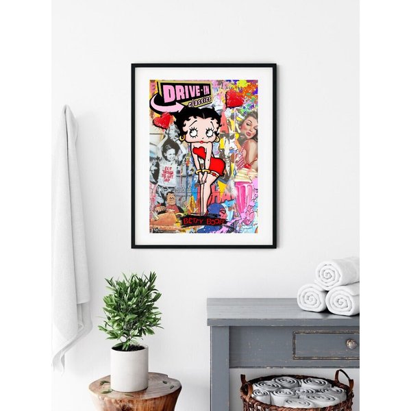Betty Boop Graffiti Premium Matte Vertical Posters-image
