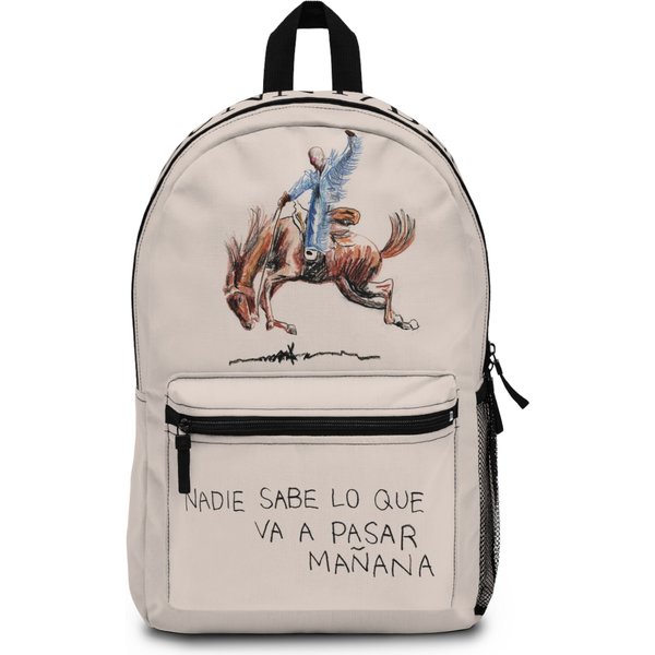 Nadine Sabe Lo Que Va A Pasar Maana Backpack | Bad Bunny Backpack