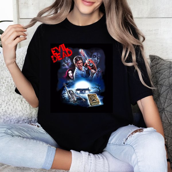 Evil Dead Movie Graphic Shirt For Horror Film Fans-image