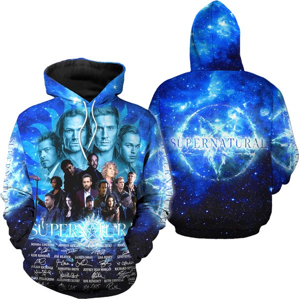 Supernatural 3Dhoodie, Winchester Brothers 3Dhoodie, Supernatural Gift-image