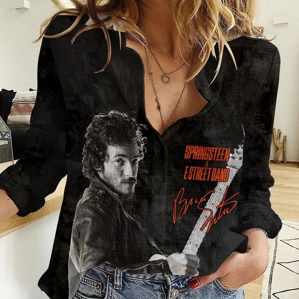 Bruce Springsteen Womens Blouses Shirt-image