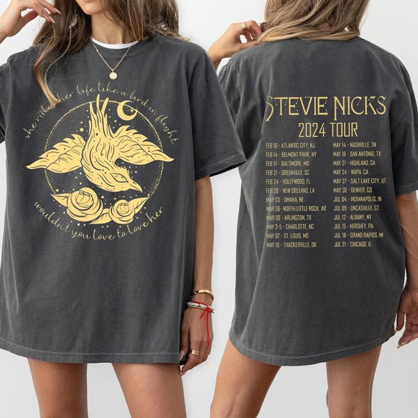 Vintage Stevie Nicks Tour 2024 Shirt, Stevie Nicks Shirt-image