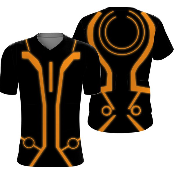 Men's Orange Tron Legacy Inspired Shirt-image