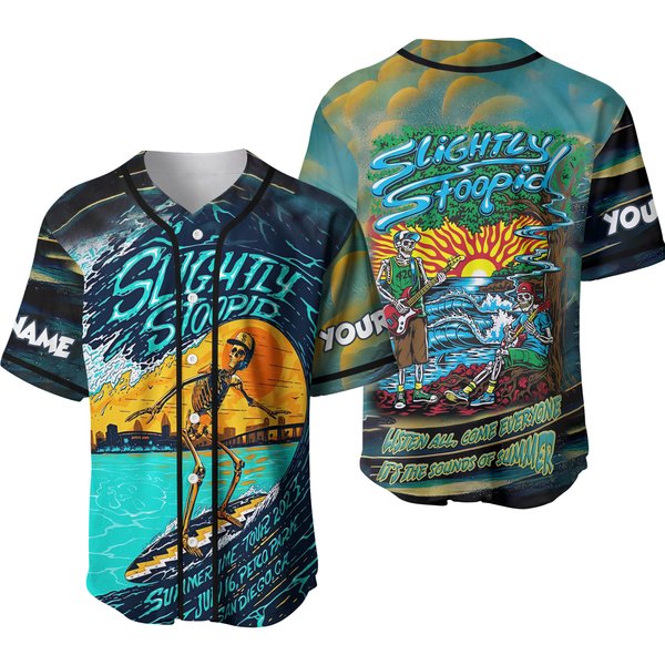 Custom Slightly Stoopid Baseball Jersey Shirt-image