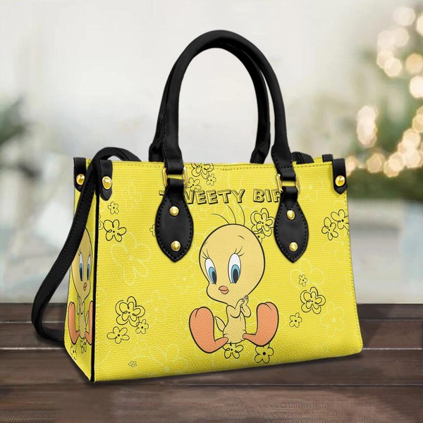 Tweety Bird Leather Women Bag