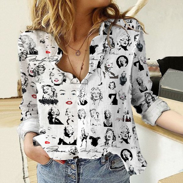 Audrey Hepburn Linen Shirt