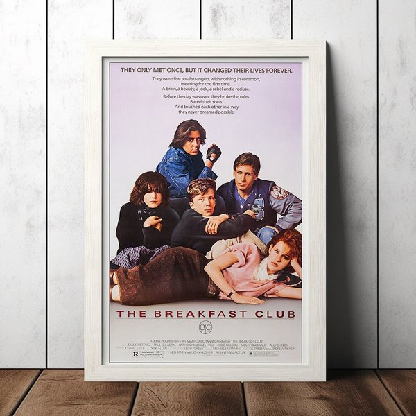 The Breakfast Club (1985) Classic Movie Poster-image