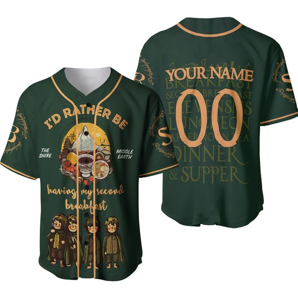 Customized The Lord Of The Rings Baseball Jersey-image
