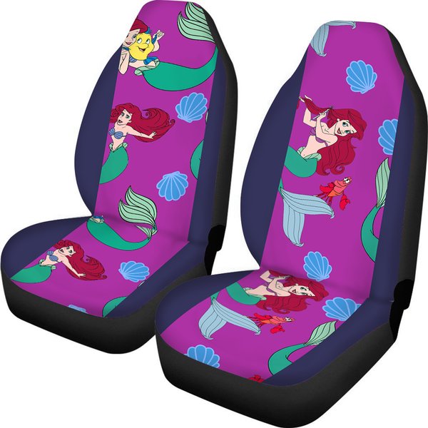Little Mermaid Print Car Seat Covers