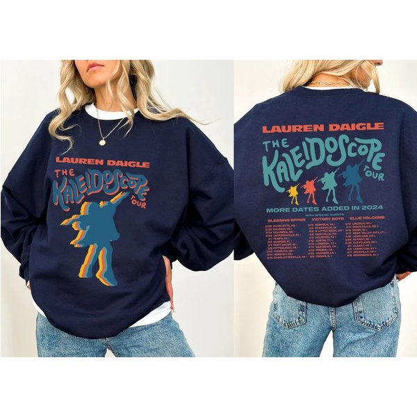 Lauren Daigle The Kaleidoscope Tour 2024 Sweatshirt, Lauren Daigle Shirt-image