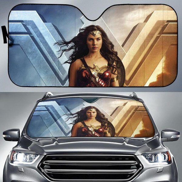 Wonder Woman Superhero Car Sun Shade