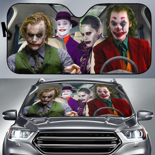 Joker Friends Car Sun Shade-image