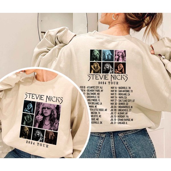 Stevie Nicks Tour 2024 Concert Shirt - Official Merchandise-image