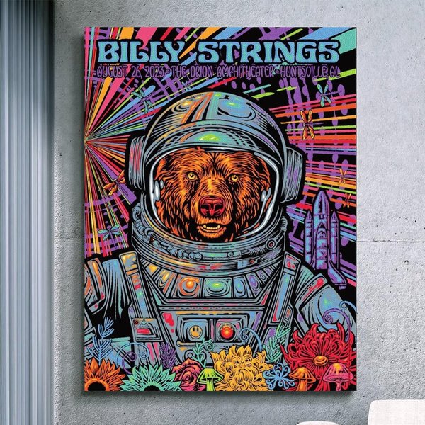 Billy Strings Tour 2023 August 26 The Orion Amphitheater, Huntsville, Al Poster-image