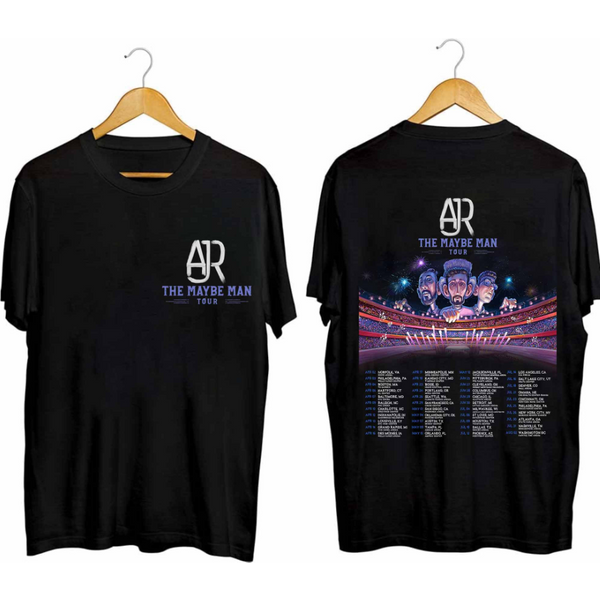 Ajr The Maybe Man Tour 2024 Tour T-Shirt Cotton Unisex For Fans-image