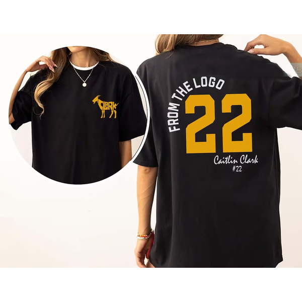 Caitlin Clark Shirt From The Logo 22 Caitlin Clark Fan Gift T-Shirt-image