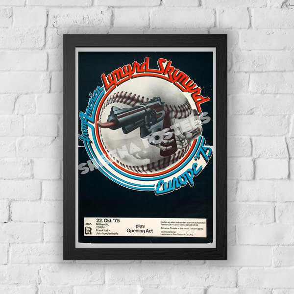 Lynyrd Skynyrd Concert Print Vintage Advert Vintage-image