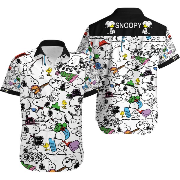 Snoopy Summer Time Hawaiian Shirt-image