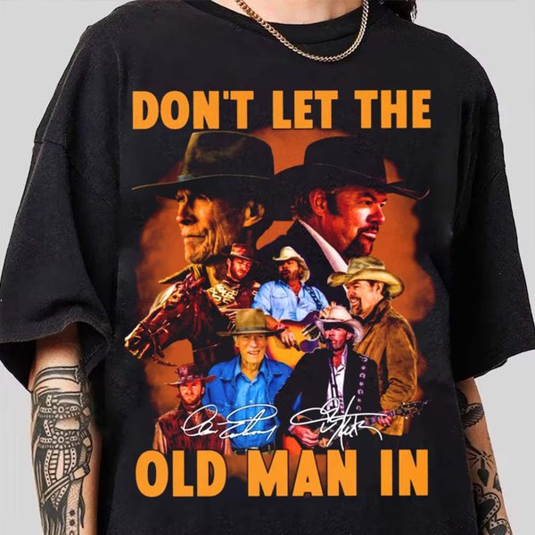 Don't Let The Old Man In Signature Shirt, Toby Keith 1961-2024 Shirt-image