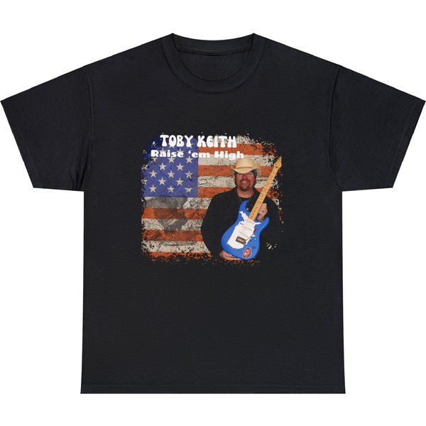 Toby Keith Memorial Shirt, Toby Keith Raise Them High Country Music Lover Song T-Shirt-image