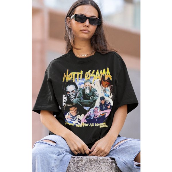 Notti Osama Vintage Hiphop T-Shirt-image