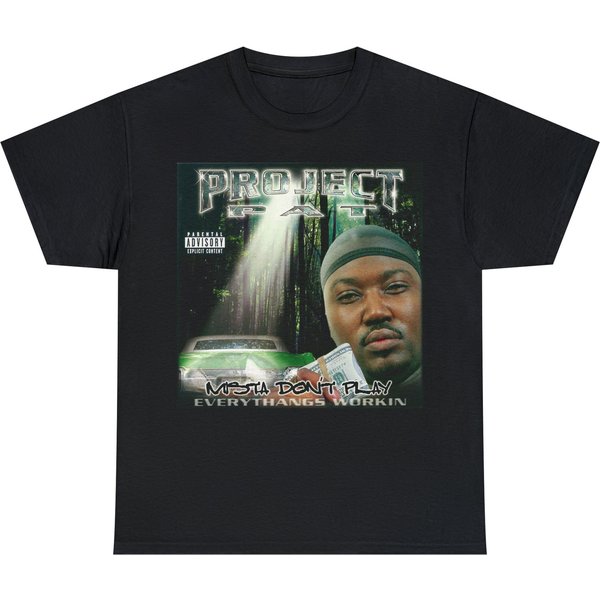 Project Pat Mista Don't Play Album Cover Tshirt-image