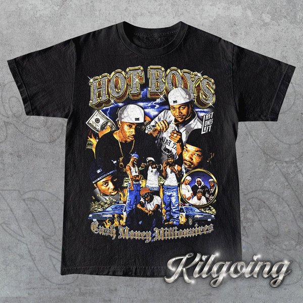 Hot Boys Hip Hop Group Vintage T-Shirt-image