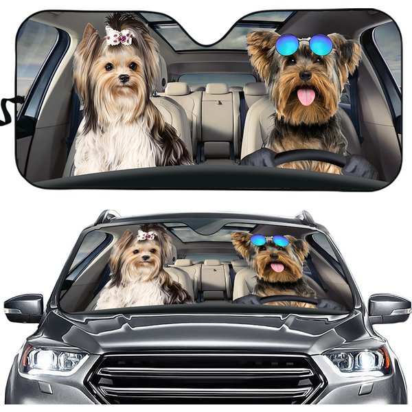 Yorkshire Terrier Car Sun Shade