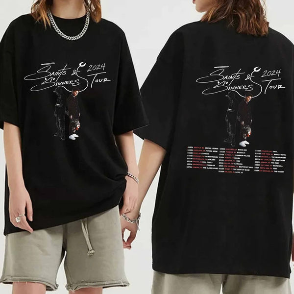 Phora Saints And Sinners Tour 2024 Shirt, Rapper Phora Shirt-image