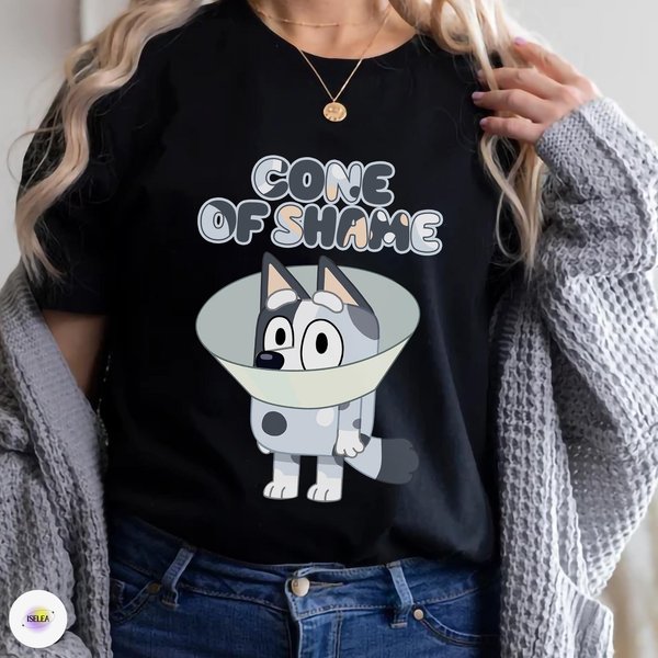 Blueydad Muffin Cone Of Shame Shirt, Blueydad Muffin Shirt-image