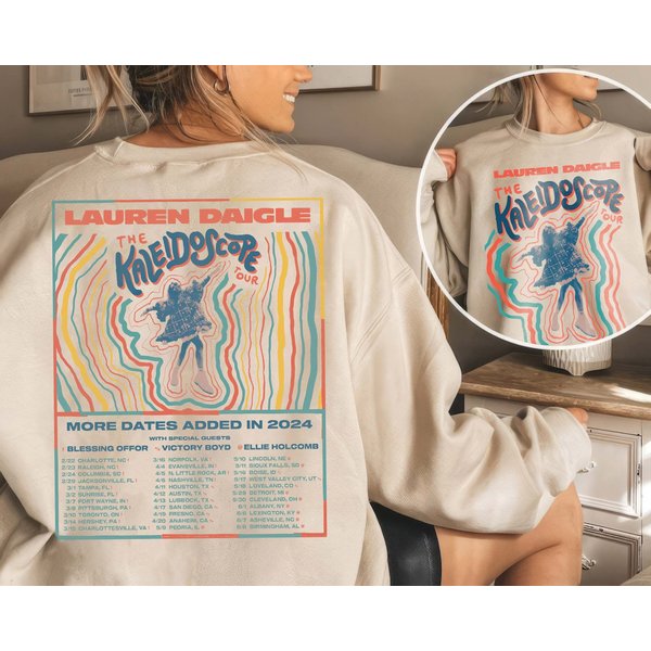 Lauren Daigle The Kaleidoscope Tour 2024 Shirt, Lauren Daigle Concert