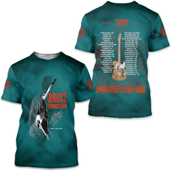Bruce Springsteen 3D T Shirt-image