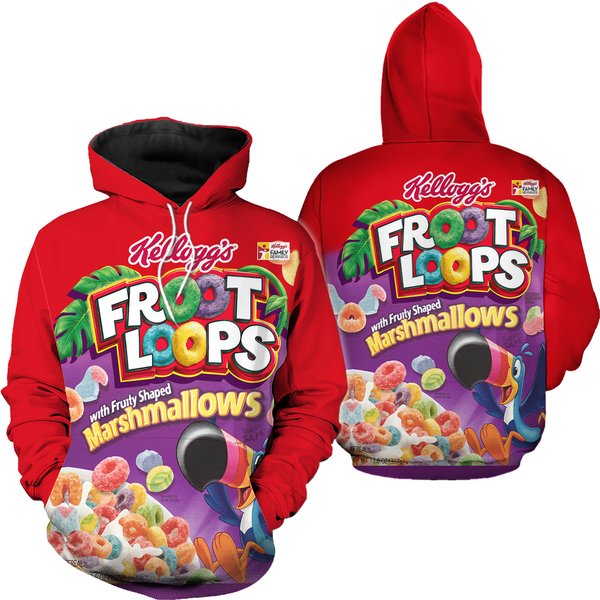 Kelloggs Froot Loops 3D Hoodie-image