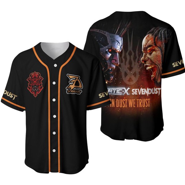Sevendust In Dust We Trust Baseball Jersey-image