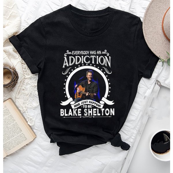 Blake Shelton Addiction Shirt, Blake Shelton Back To The Honky Tonk Tour-image