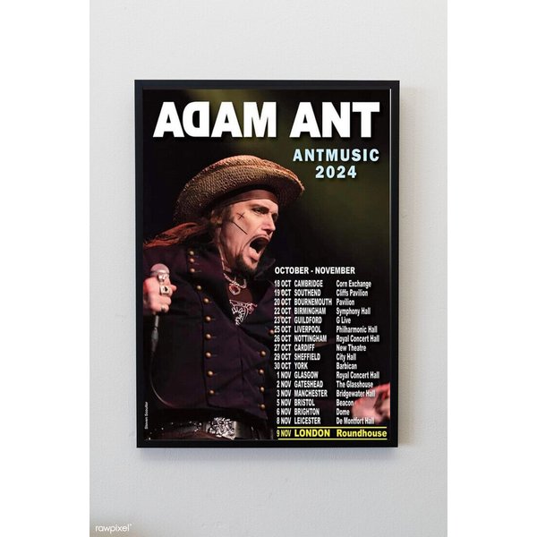 Adam Ant 2024 Music Tour Poster-image