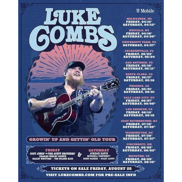 Lukee Comb 2024 World Tour Country Music Poster-image