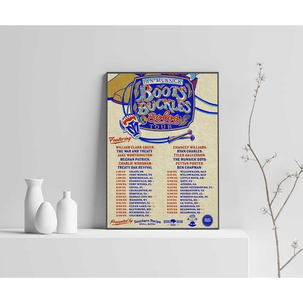 Ian Munsick Boots Buckles & Bolos Tour 2024 Poster-image