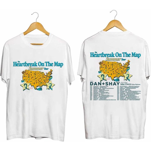 Dan And Shay Tour Heartbreak On The Map 2024 Shirt-image