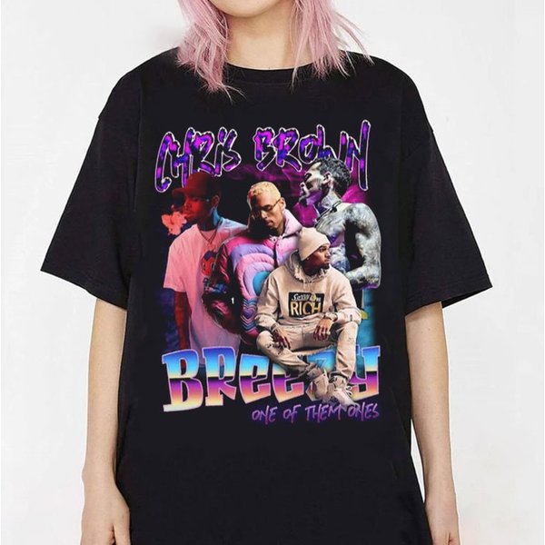 Vintage Chris Brown Hip Hop T-Shirt-image
