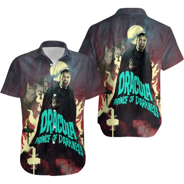 Monster Vampire Dracula Hawaiian Shirt-image