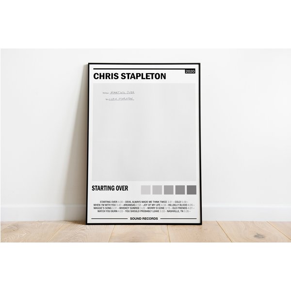 Chris Stapleton Poster, Chris Stapleton Album Cover Poster-image