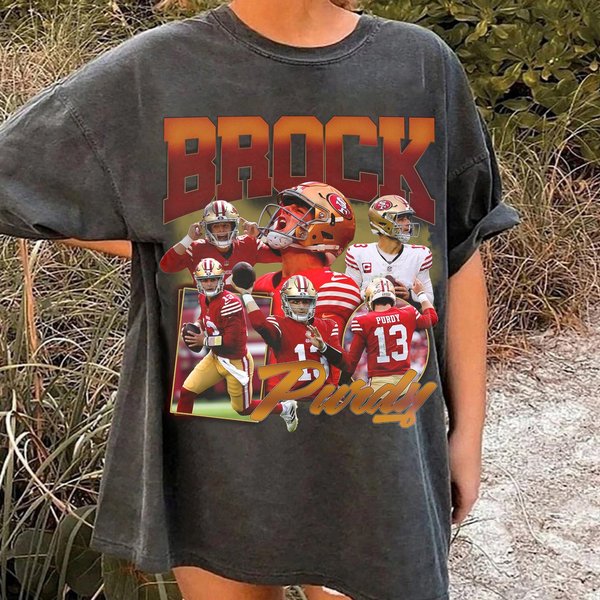 Vintage Brock Purdy 90S Shirt, Brock Purdy T Shirt-image