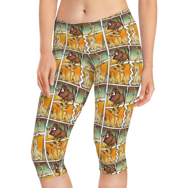Lion King Women's Capri Leggings