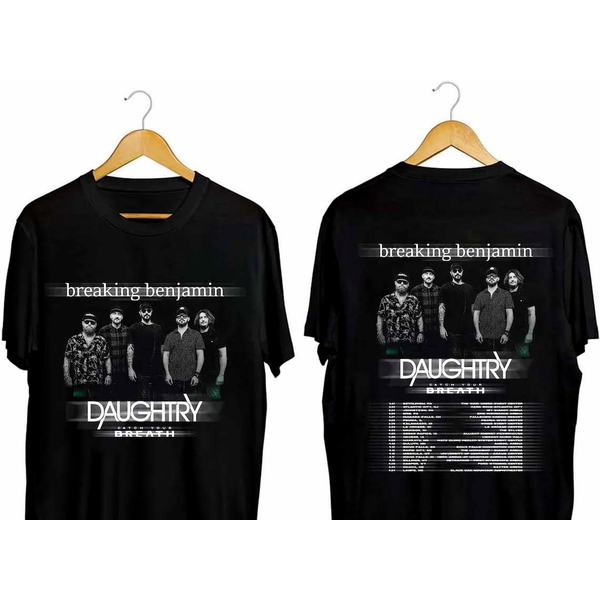 Breaking Benjamin Us Tour 2024 Shirt, Breaking Benjamin Band Fan Shirt-image