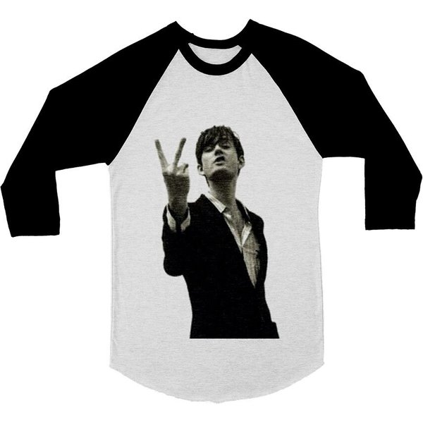 Jarvis Cocker Pulp Raglan Baseball T-shirt - Casual Style