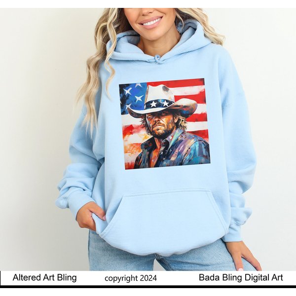 Toby Keith Hoodie, Toby Keith American Patriot Country Western Legend-image