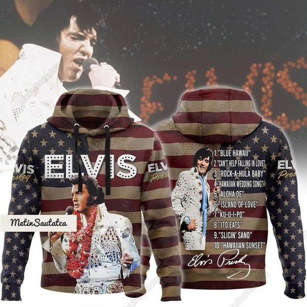 Elvis Presley Album Hoodie-image